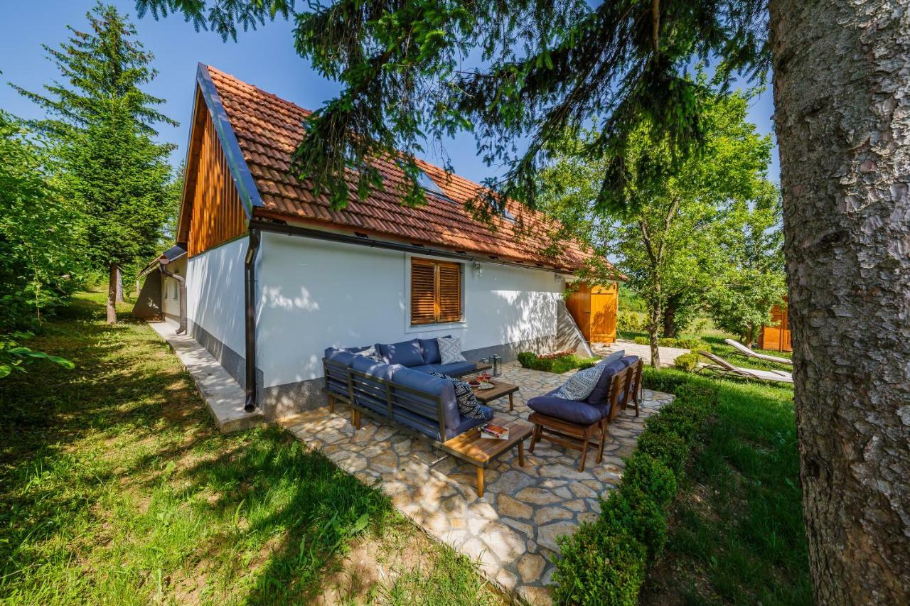 Beautiful Cottage With Heated Pool For 22 Ppl Plaški 외부 사진